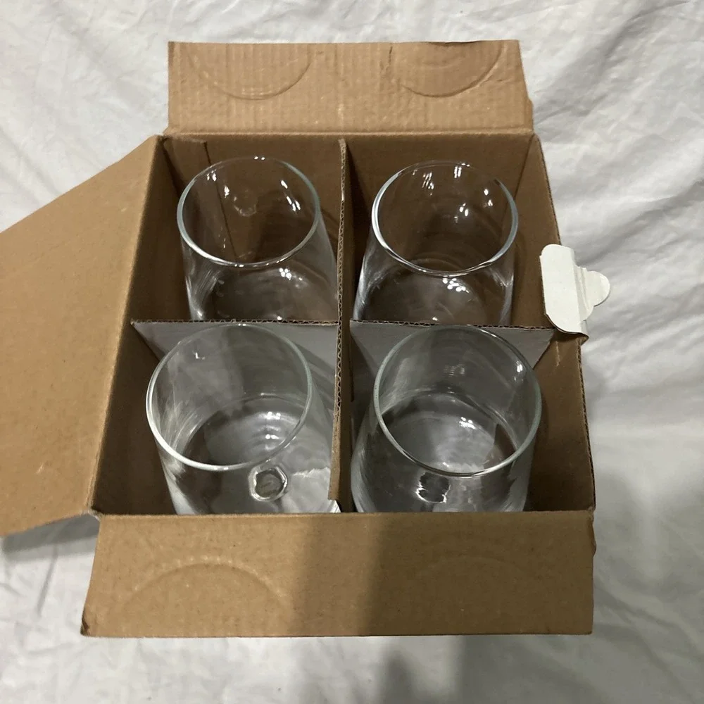 Better Homes & Gardens Clear Flared White Wine Glass with Stem 13 Ounce, 4‎ Pack